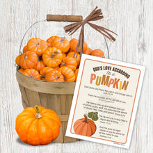 Load image into Gallery viewer, Fall Fest Bible Pumpkin Attributes of God&#39;s Love (digital download)